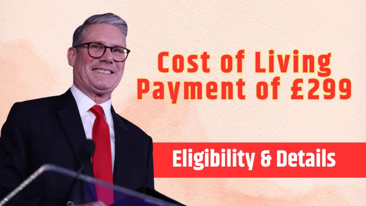 Cost of Living Payment of £299